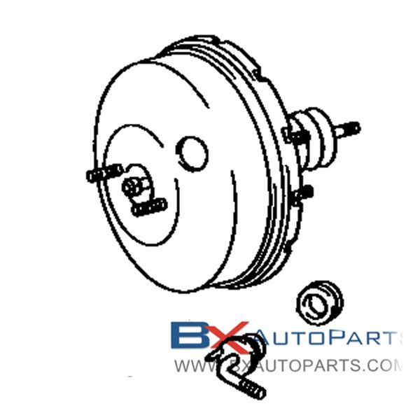 44610-1A400 Brake Booster For Toyota  LVN/CRE/TRN/MRN AE100  アリ(ABS)