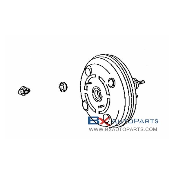 44610-12A30 Brake Booster For Toyota AURIS 2006/10 - 2008/03 NZE15#,ZRE15#