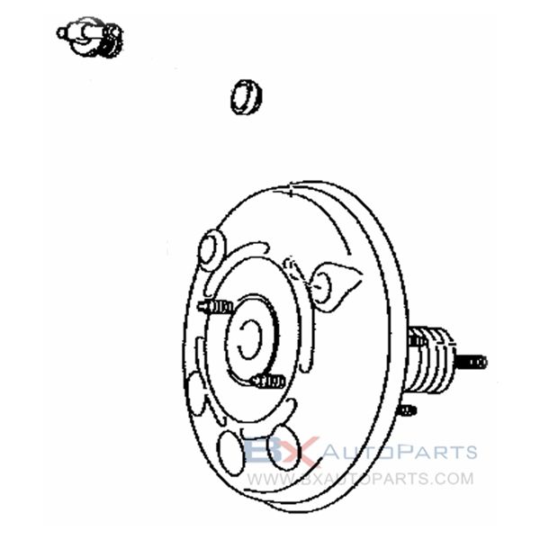 44610-12A40 Brake Booster For Toyota AURIS 2006/10 - 2008/03 NZE15#,ZRE15#