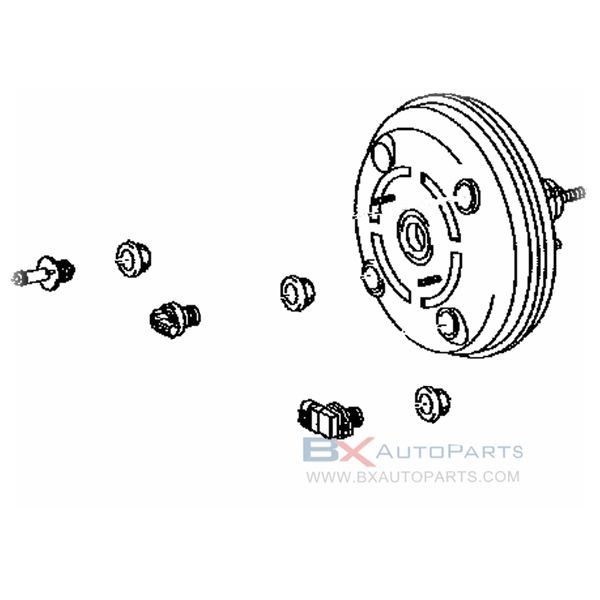 44610-28B70 Brake Booster For Toyota NOAH/VOXY 2014/01 -ZRR80..X ZRR85..X..CBU  X“V Package” *(E) OR “C Pack  age” *(E)