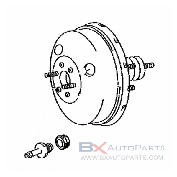 44610-52110 Brake Booster For Toyota PROBOX/SUCCEED 2002/06 - 2003/04 NCP50,55..DXJ   無し(ABS)