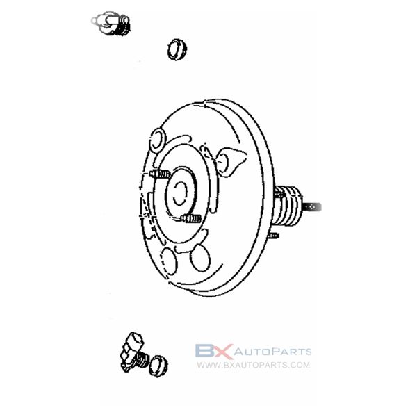 44610-52810 Brake Booster For Toyota RACTIS 2010/11 - 2013/10 NCP12#,NSP12#