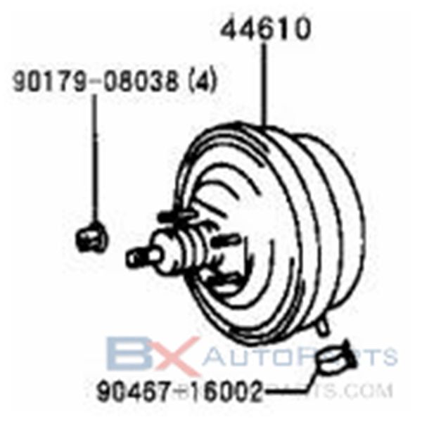 44610-37110 44610-37100 44610-37090 Brake Booster For Toyota DYNA 200 1993-2005