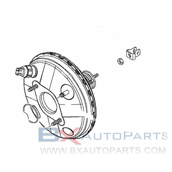 47210-4A01A Brake Booster For Nissan MOCO 2011/02 - 2013/07 W.2WD.R06A.(S+X).CVT +W.4WD.R06A.(S/FOUR+X/FOUR).CVT +R06AT