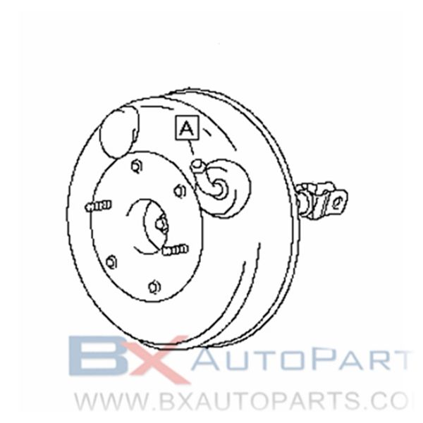 47210-6A0A4 Brake Booster For Nissan OTTI 2005/06 -3G83 7インチ