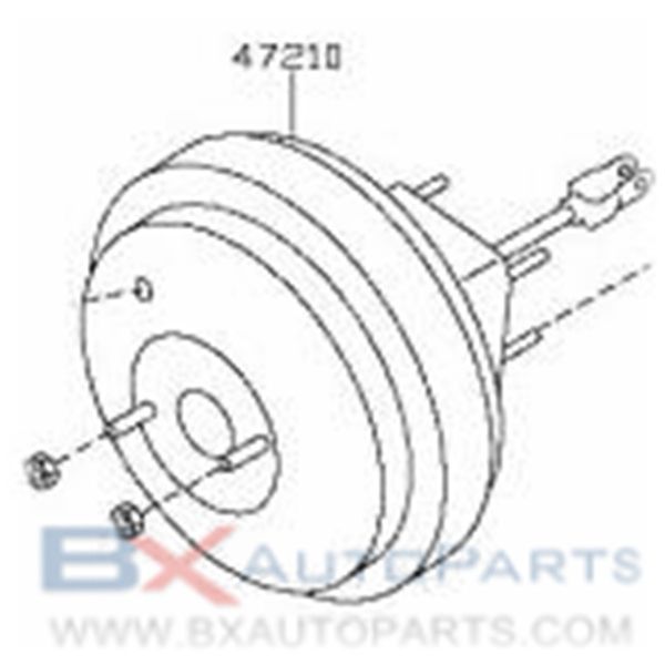 47210-EA020 47210-ZS30A 47210-EA02B Brake Booster For Nissan PATHFINDER 2004-2012