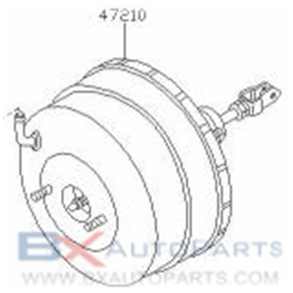 47210-M6600 47210-M6601 47210-M7960 Brake Booster For Nissan 300ZX 1983-1989