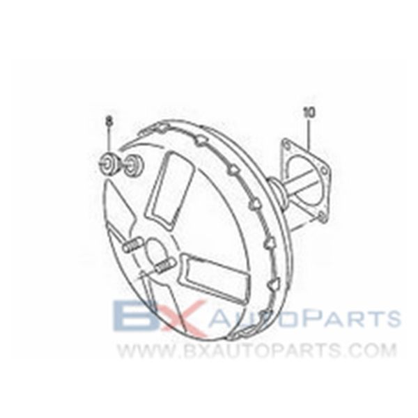 443612107F Brake Booster For AUDI 100 COUPE 1981-1984