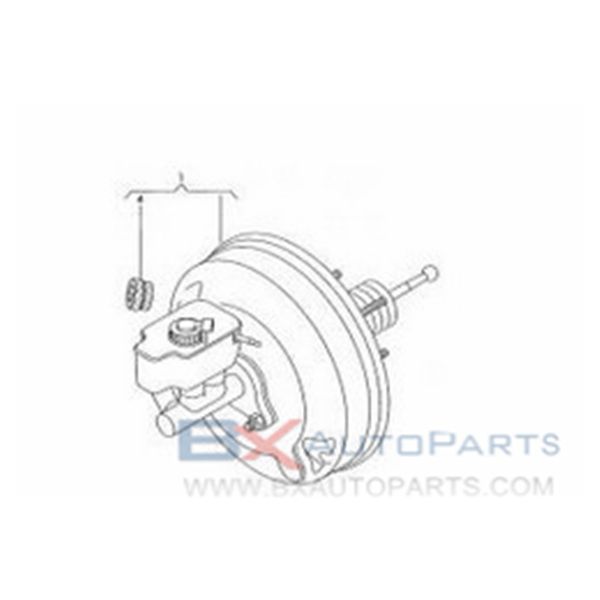 03.7755-2802.4 7M3612105B Brake Booster For VW SHARAN